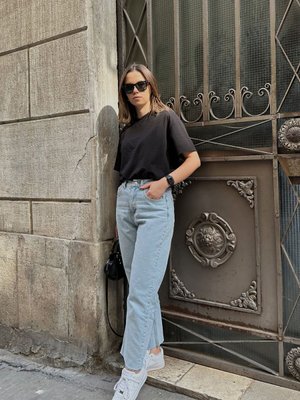 Buz Kesik Paça Mom Jean