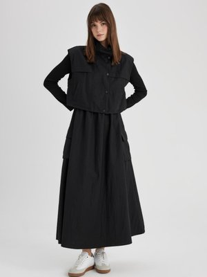 Uzun Kollu Paraşüt 2li Elbise Takım C3617ax24sp