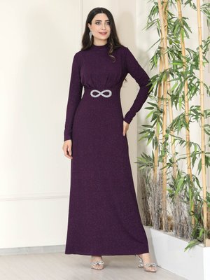 Mürdüm Sude Abiye Elbise