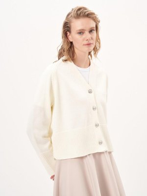 Stil Triko Kısa Hırka Kemik