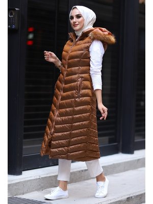 Bronz Içi Dolgu Uzun Yelek Bronz Içi Dolgu Uzun Yelek