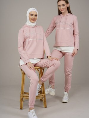Eşofman Takımı Pudra Eşofman Takımı Pudra
