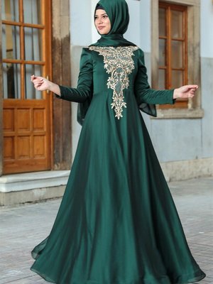 Zümrüt Abiye Elbise Zümrüt Abiye Elbise