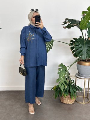 Nakışlı Gömlekli Takım Nakışlı Gömlekli Takım