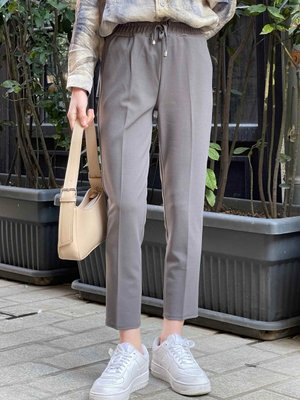 Bel Lastikli Kalem Pantolon