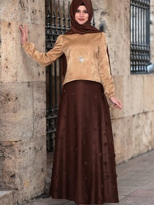 Kahve Menekşe Takım