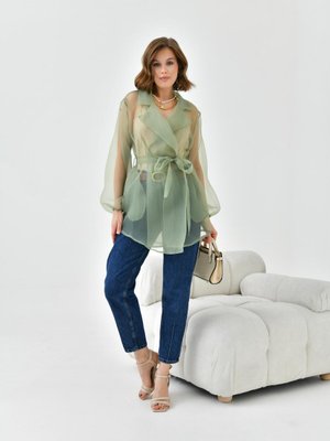 Desenli Şifon Kap Yeşil Desenli Şifon Kap Yeşil