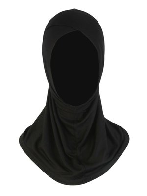 Siyah Çapraz Çocuk Türbanı