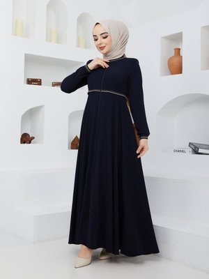 Mevlana Model Kolu Ve Beli Modelli Kloş Ferace Pardesü Mevlana Model Kolu Ve Beli Modelli Kloş Ferace Pardesü