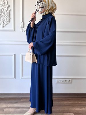 Coneflower Etekli Takım Lacivert