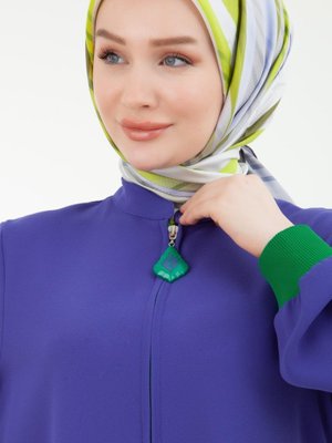 Armine Trend Kolları Ribanalı Etek Ucu Lastikli Tunik Mor Armine Trend Kolları Ribanalı Etek Ucu Lastikli Tunik Mor