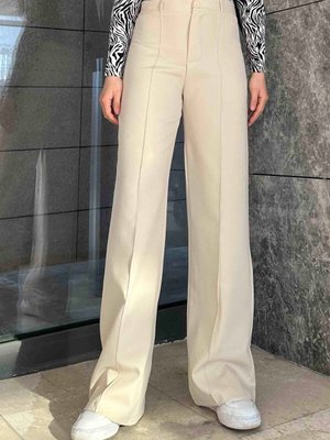 Çımalı Bol Paça Pantolon