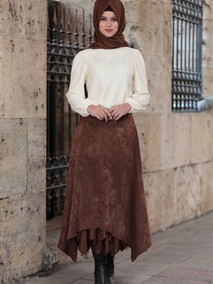 Kahve İdil Uzun Etek Kahve İdil Uzun Etek