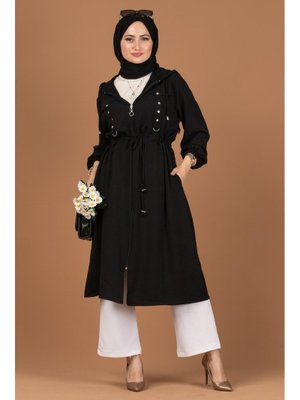 Siyah Beli Tünelli Mevsimlik Tunik Siyah Beli Tünelli Mevsimlik Tunik