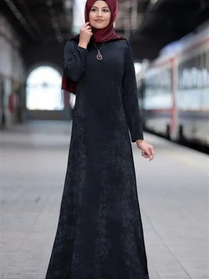 Siyah Esin Elbise Siyah Esin Elbise