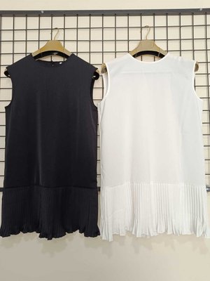 Moda Kayra Kolsuz Piliseli İçlik Siyah Ekru Moda Kayra Kolsuz Piliseli İçlik Siyah Ekru