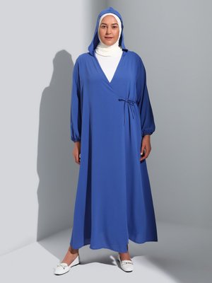 Açık Lacivert Büyük Beden Namaz Elbisesi Açık Lacivert Büyük Beden Namaz Elbisesi