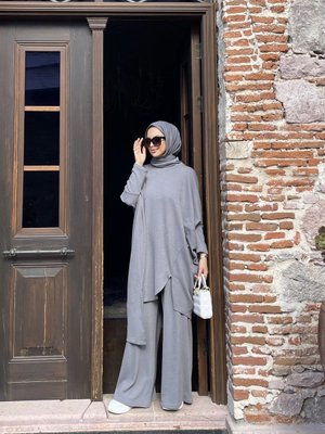 Kadın Asimetrik Kesim İkili Takım