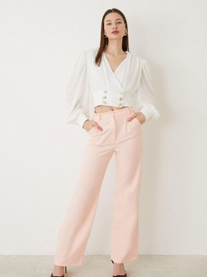 Pudra Retro Palazzo Pantolon