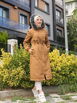 Taba Içi Kürklü Ve Su Geçirmez Kışlık Mont & Kaban