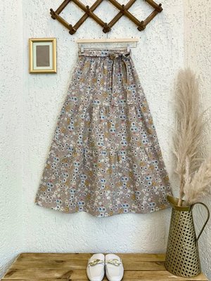 Vizon Desenli Kat Kat Etek