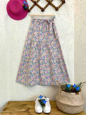 Pembe Desenli Kat Kat Etek Pembe Desenli Kat Kat Etek