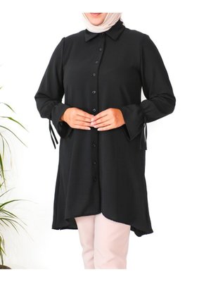 Büyük Beden Asimetrik Tunik