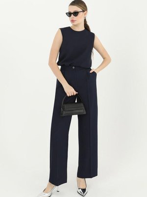 Siyah Palazzo Pantolon