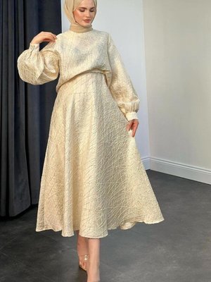 Rapunzel Broker Etek Takım Krem