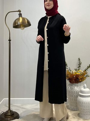 Manolya Siyah Triko Hırka Manolya Siyah Triko Hırka