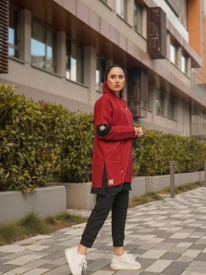 Pamuklu Tunik Pantolon Eşofman Takım Bordo Pamuklu Tunik Pantolon Eşofman Takım Bordo