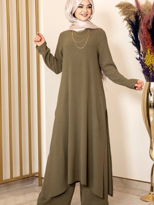 Ece İkili Takım Haki Design