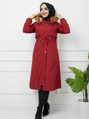 Kiremit Içi Kürklü Ve Su Geçirmez Kışlık Mont & Kaban