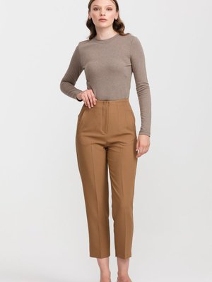 Pensli Havuç Pantolon Vizon