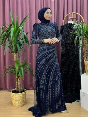 Hnn Boncuklu Abiye Elbise