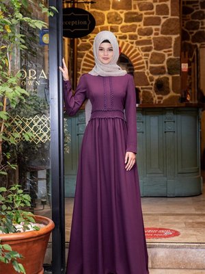 Mor Papatya Elbise Mor Papatya Elbise