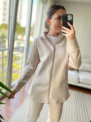 Scuba Cep Detaylı Kapüşonlu Sweat Tunik