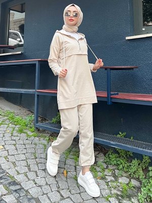 Eşofman Takımı Ekru