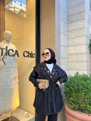 Scuba Kuşak Detay Ceket