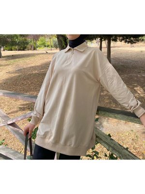 Önü Fermuarlı Sweatshrit