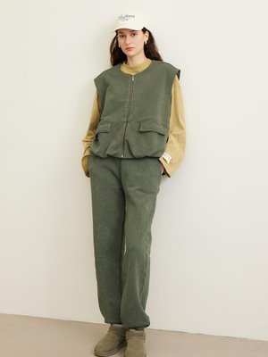 Premıum Cepli Yelek Yeşil