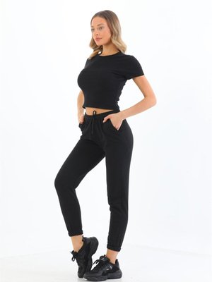 Siyah Jogger Eşofman Altı Siyah Jogger Eşofman Altı