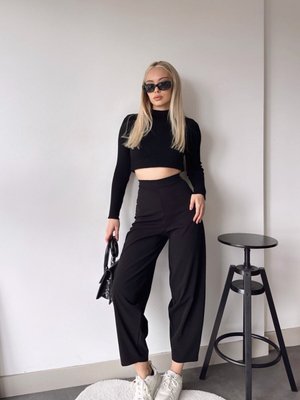 Siyah Şalvar Pantolon