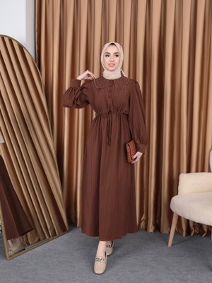 Deniz Life Elbise Kahve