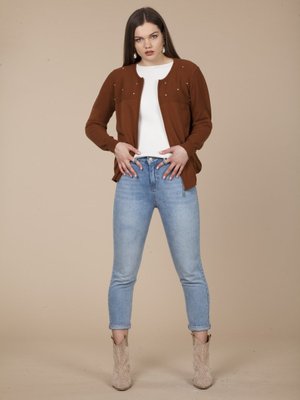 Fermuarlı Hırka Fındık