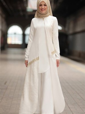 Ekru Simli Ferace Ekru Simli Ferace