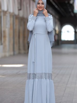 Gri Buket Elbise Gri Buket Elbise