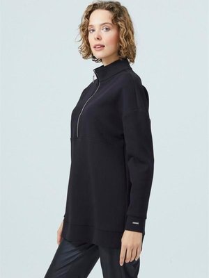 Sirti Yazili Di?k Yaka Sweatshirt