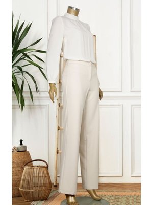 Düğmei? Bol Paça Qys Pantolon Sz #23 05#