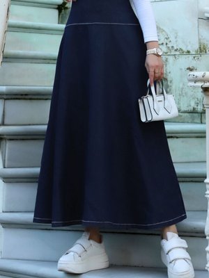 Mevlana Kot Etek Koyu Mavi Mevlana Kot Etek Koyu Mavi